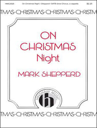 On Christmas Night SATB choral sheet music cover Thumbnail